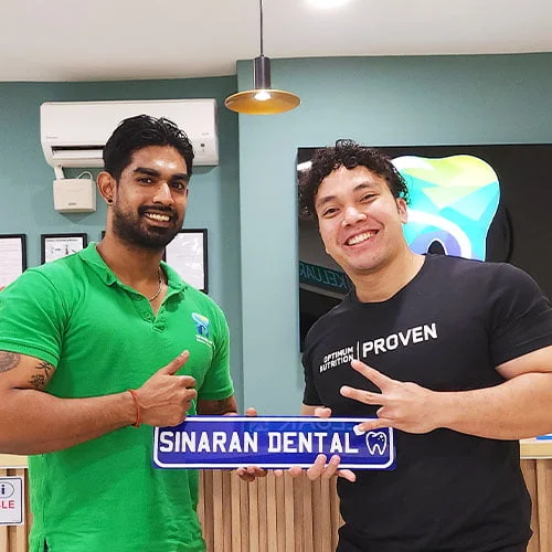 Happy patient feedback review at Sinaran Dental Clinic