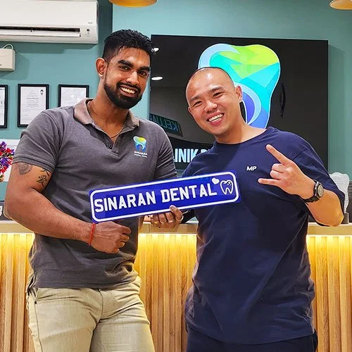 Radiant smile and customer review chart