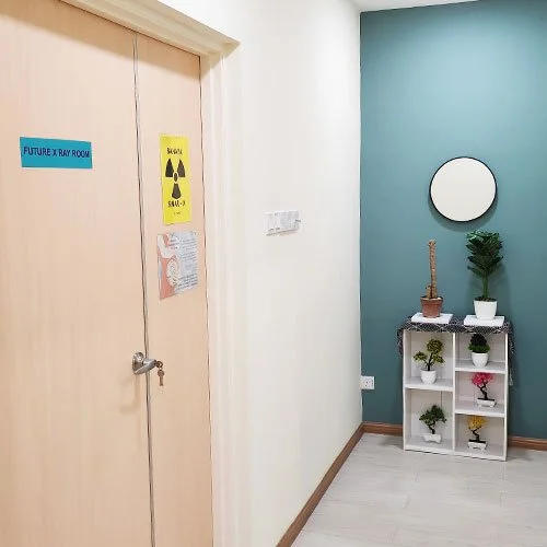 Advanced diagnostic X-ray medical equipment room